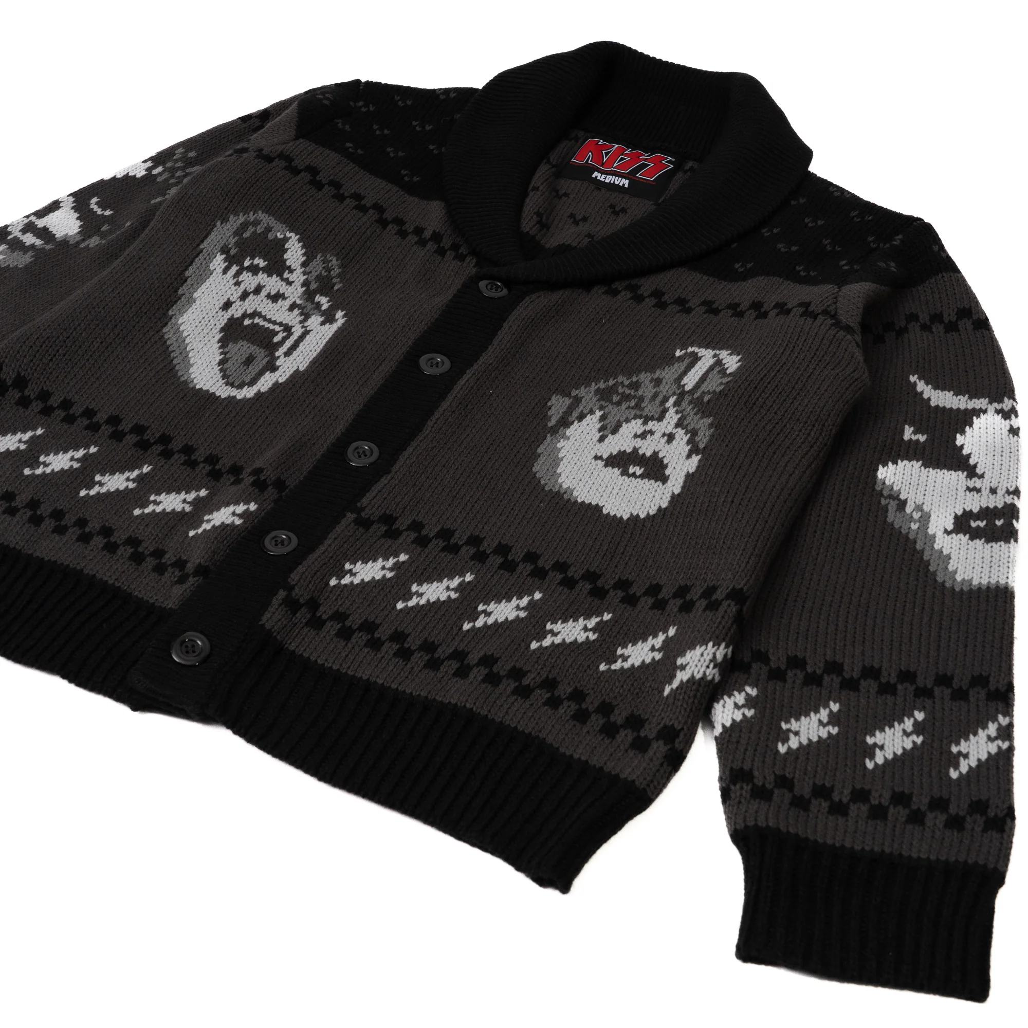 KISS Faces Cardigan