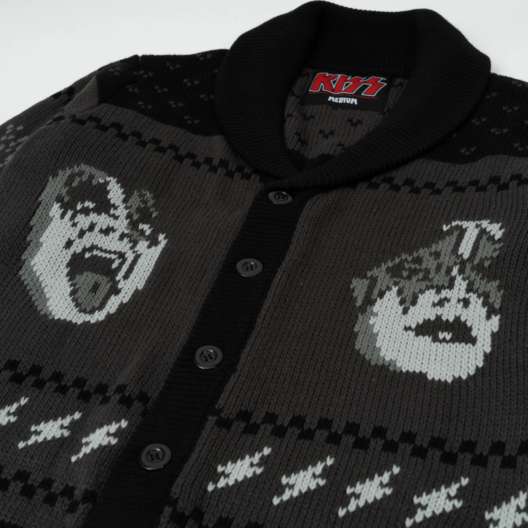 KISS Faces Cardigan
