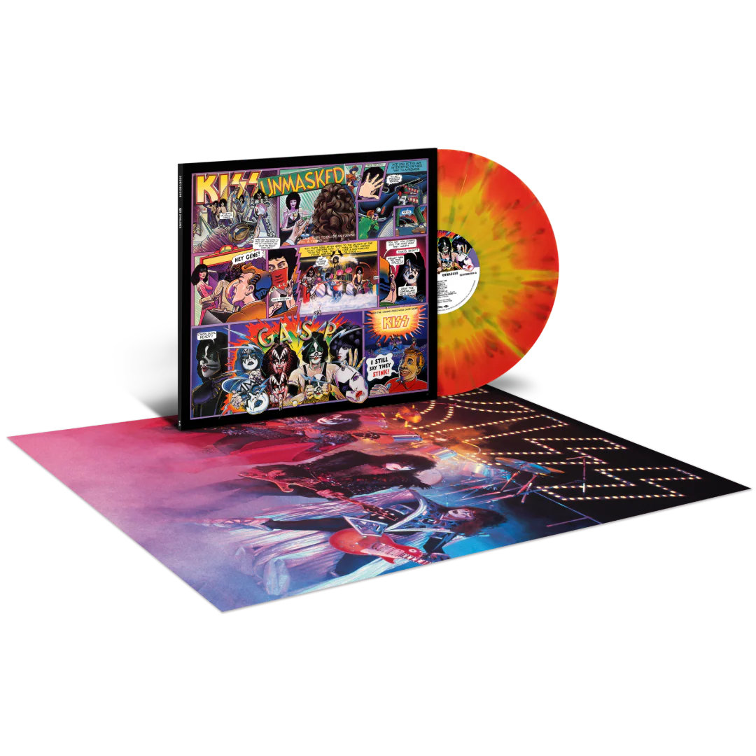 Unmasked 45th Anniversary Premium Color LP (Limited Edition) + Unmasked Track List T-Shirt