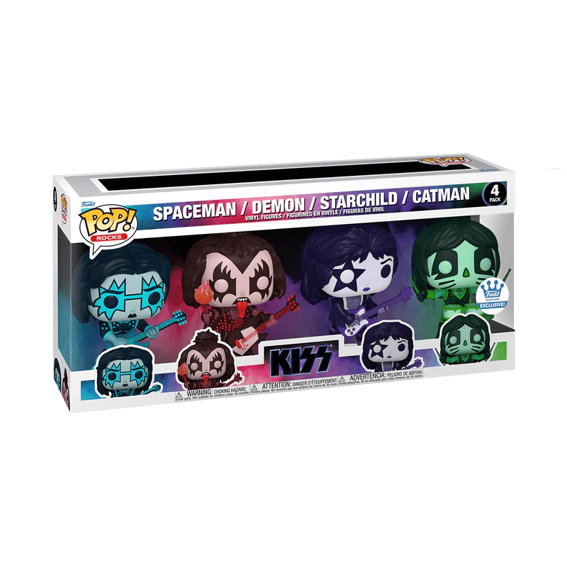 Pop! KISS (Color Spotlight) 4-Pack