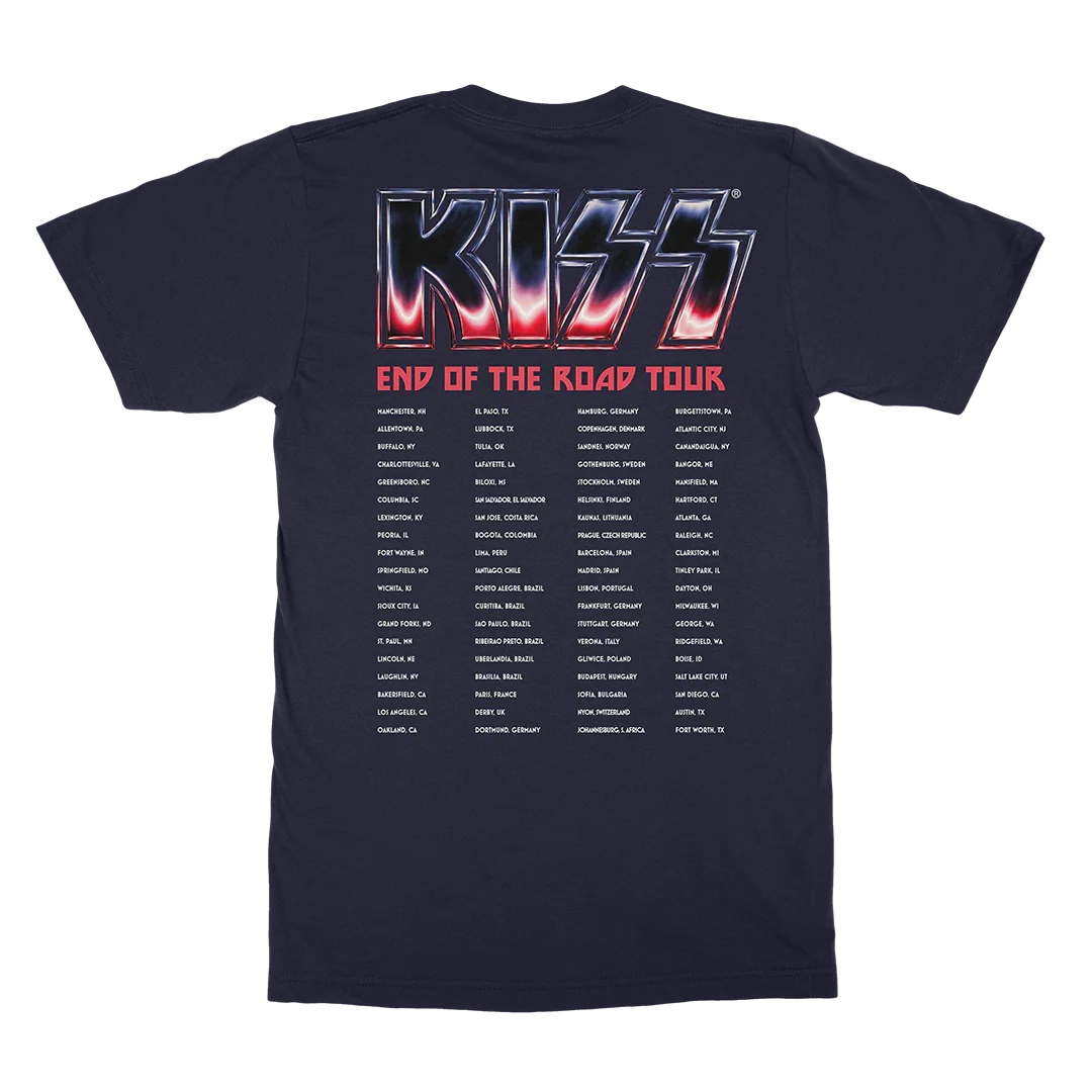 2020 Chrome Navy Tour T-Shirt