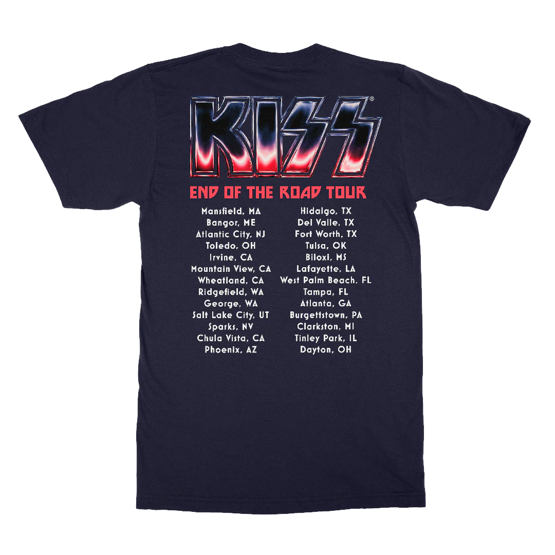 2021 Chrome Navy Tour T-Shirt